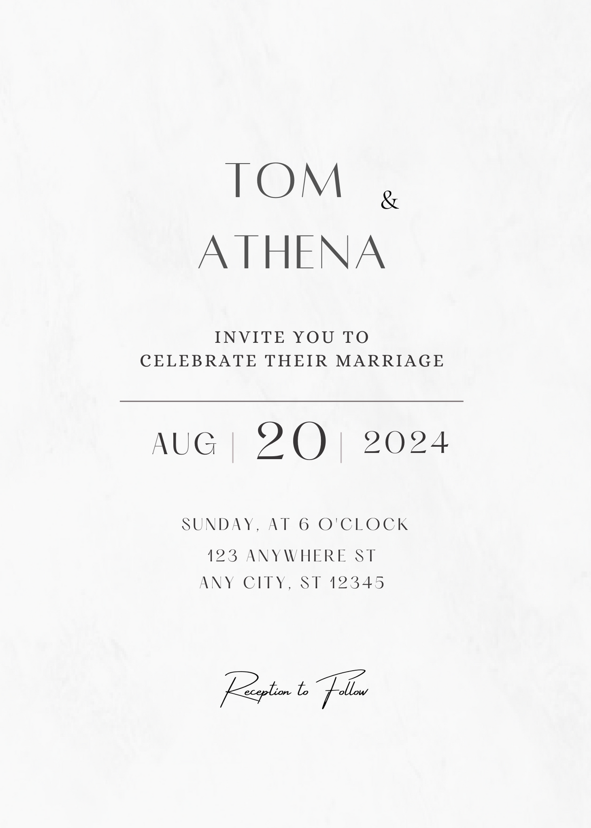 Serene Reverie - Wedding Invitations