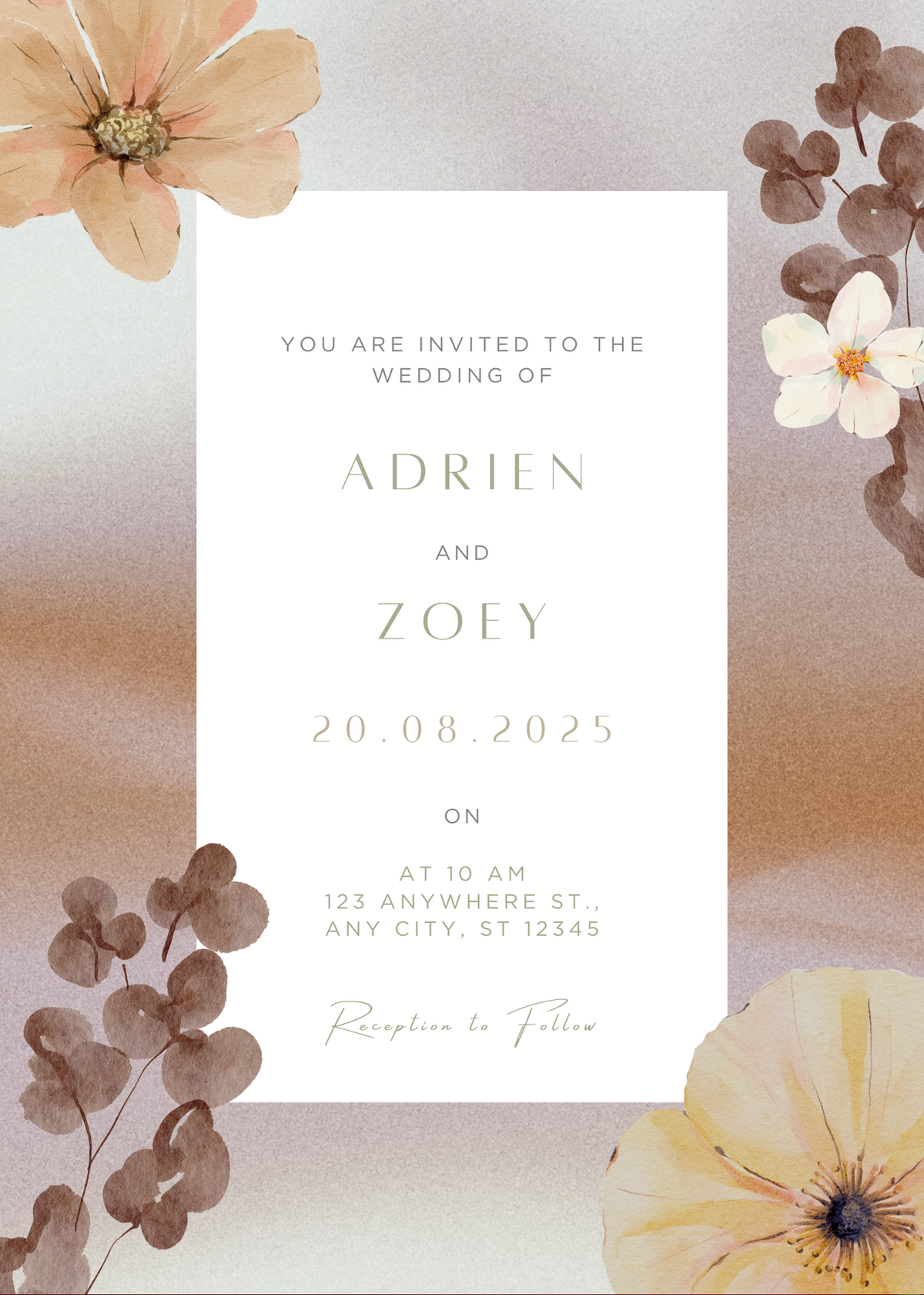 Honeyed Haven - Wedding Invitation