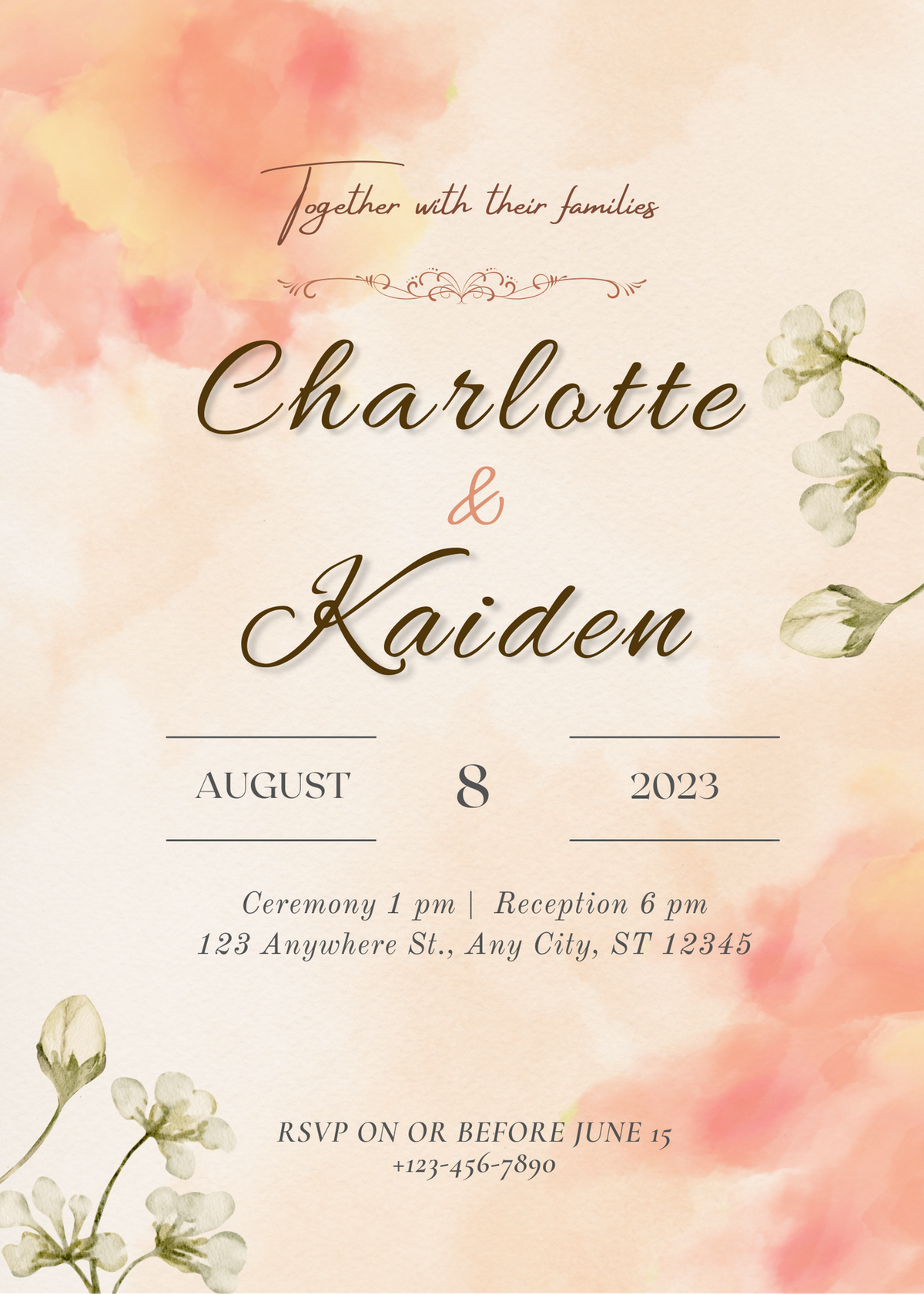 Sunset Gaze - Wedding Invitation